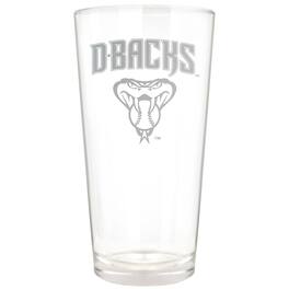 Great American Products - Arizona Diamondbacks Etched 16oz. Rally Cry Pint Glass - Multicolor