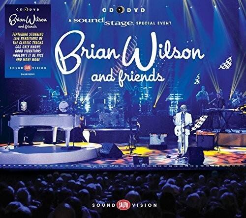 CD DVD  
Brian Wilson and friends  
A sound stage SPECIAL EVENT  
Featuring stunning live renditions of the classic tracks  
COD ONLY KNOWS GOOD VIBRATIONS  
WOULD IT BE NICE  
AND MANY MORE  
SOUND VISION  
SOUND VISION