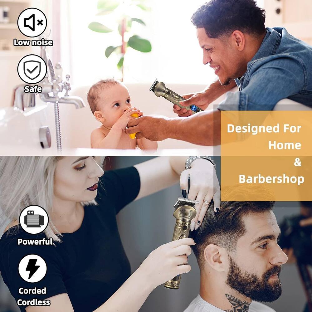 - Low noise
- Safe
- Designed For Home & Barbershop
- Powerful
- Corded Cordless