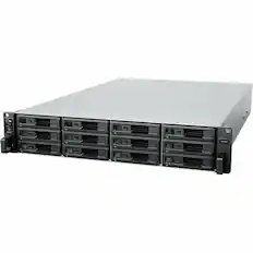 Front. Synology - Synology UC3400 SAN Storage System - 2 x Intel Xeon D-1541 Octa-core (8 Core) 2.10 GHz - 12 x HDD Supported - 0 x HDD - Black.