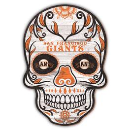 Fan Creations - San Francisco Giants 12'' Sugar Skull Sign - Multicolor