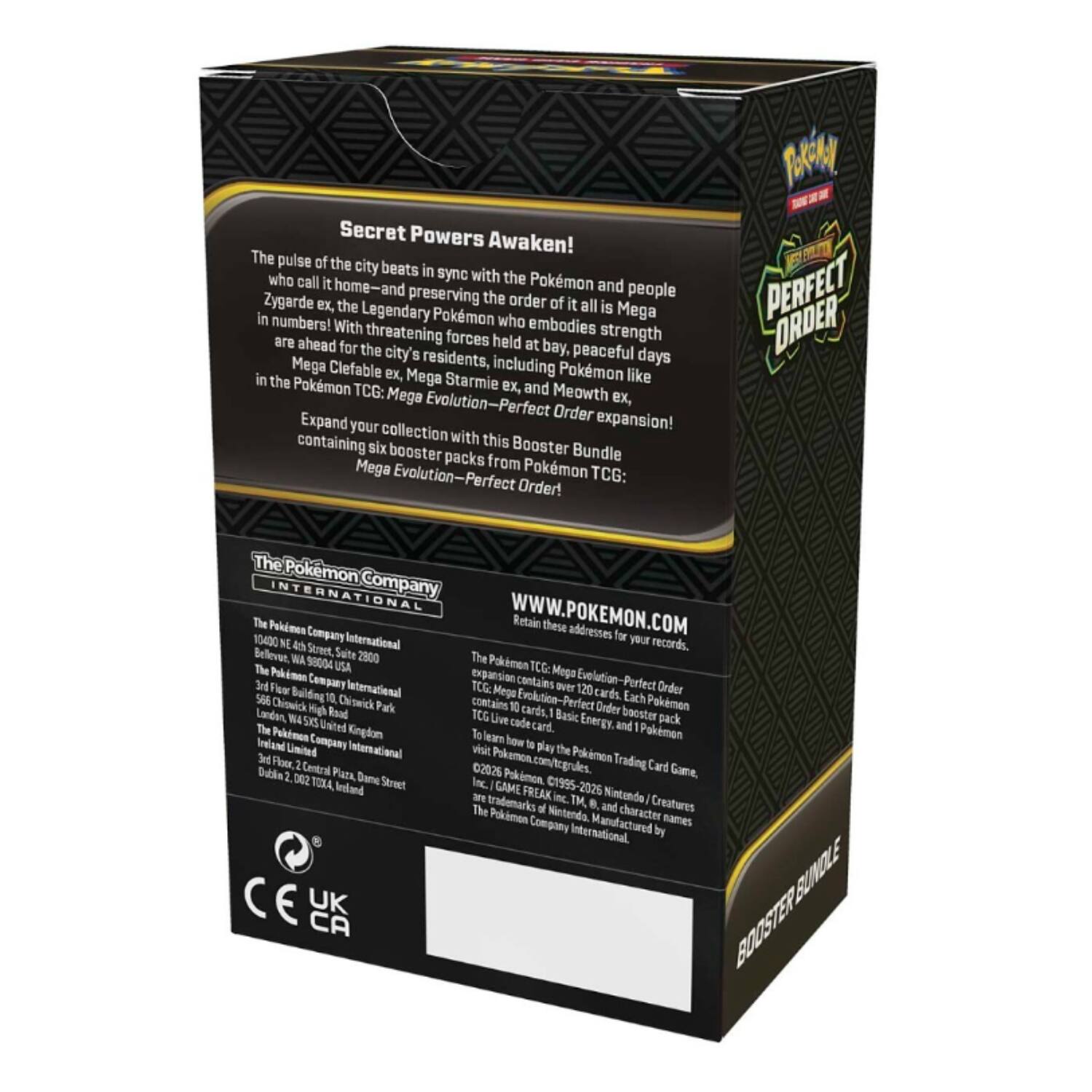 Pokmon Pokemon ME3 Perfect Order Booster Bundle (2 Pack) 10-10377-109-2 -  Best Buy