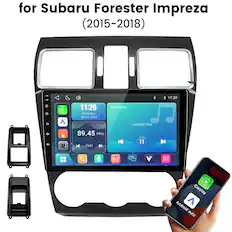 for Subaru Forester Impreza (2015-2018)
11:29
11:29 Wednesday 04-03-2026
Bluetooth
I wonder how
89.45 MHz
FM1
Carplay Android 7 auto