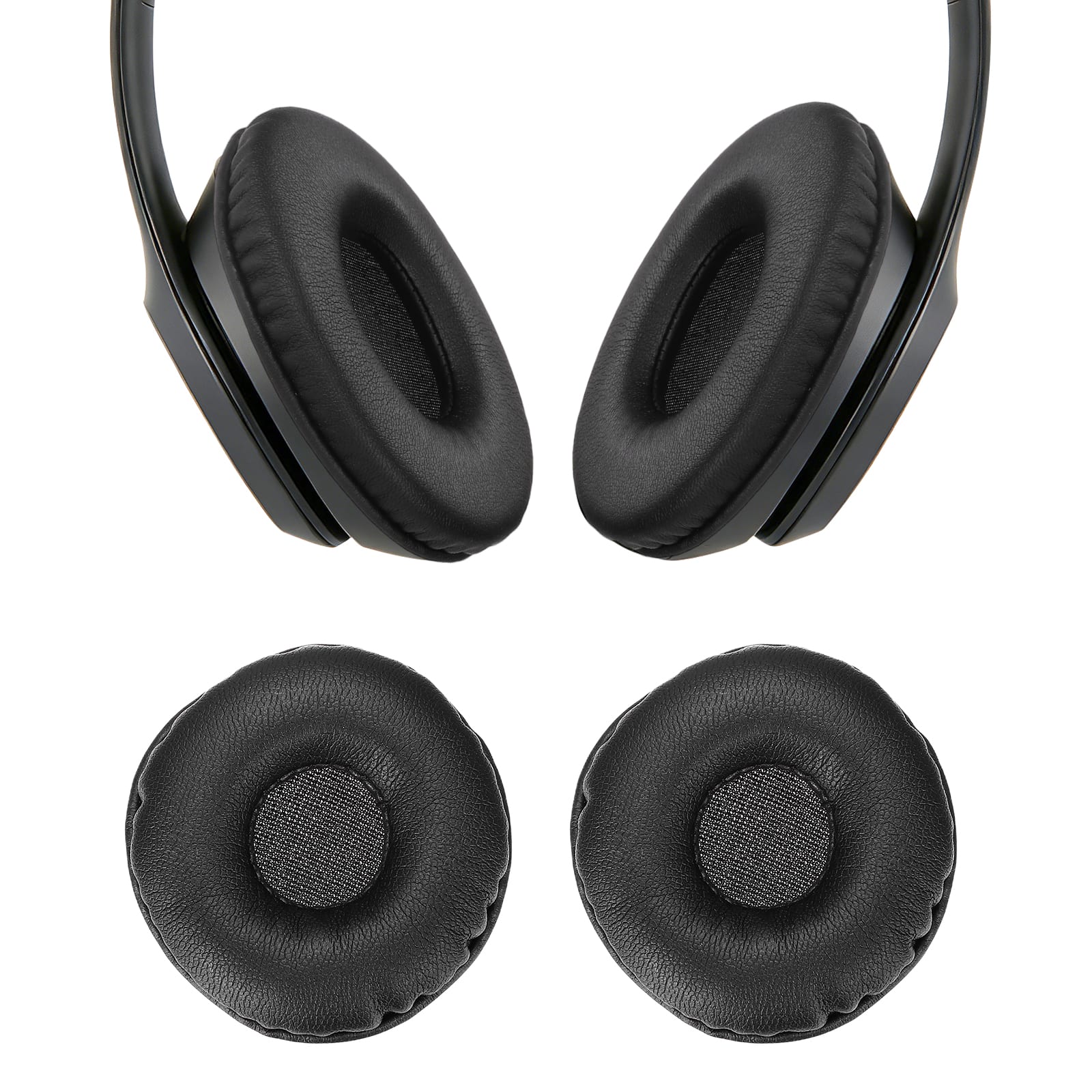 Unique Bargains - 2pcs Universal Wireless Ear Pads Replacement Cushions 1.8 Inch Soft High Density for Headphones Gaming - Black price history on PriceWatchPro