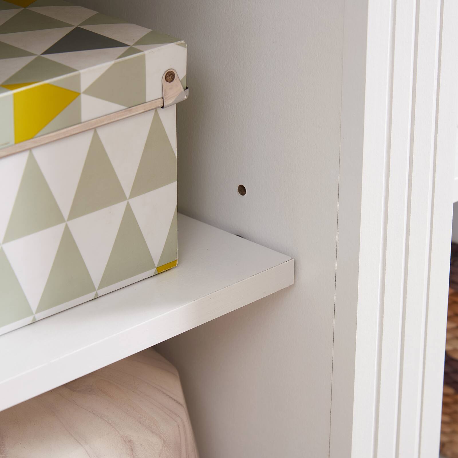 Alt View 3. Chateau Abodes - 65" Modern TV Stand,  Media Console Table with Large Storage Cabinet - White.