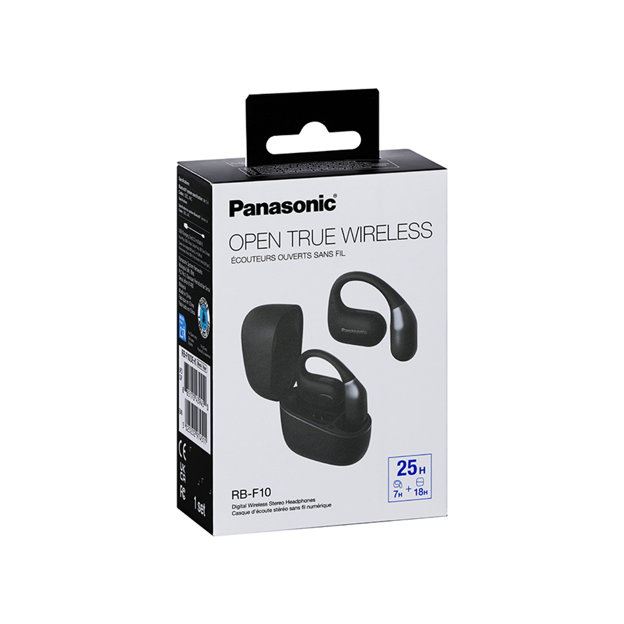 Panasonic ワイヤレスステレオヘッドホン RB-F10 ブラック Panasonic True Wireless Open Earphones RB F10 Black - Best Buy