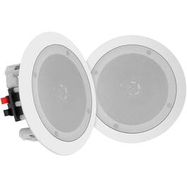 Pyle - Pdicbt852rd Pdicbt852rd 250-watt 8-in. Bluetooth Ceiling/wall Speakers, 2 Count - White