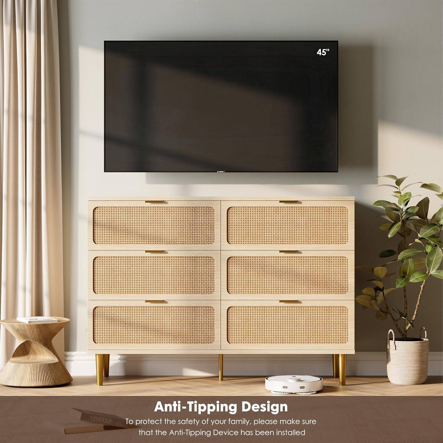 45" STETER Anti-Tipping Design

To protect the safety of your family, please make sure that the Anti-Tipping Device has been installed.