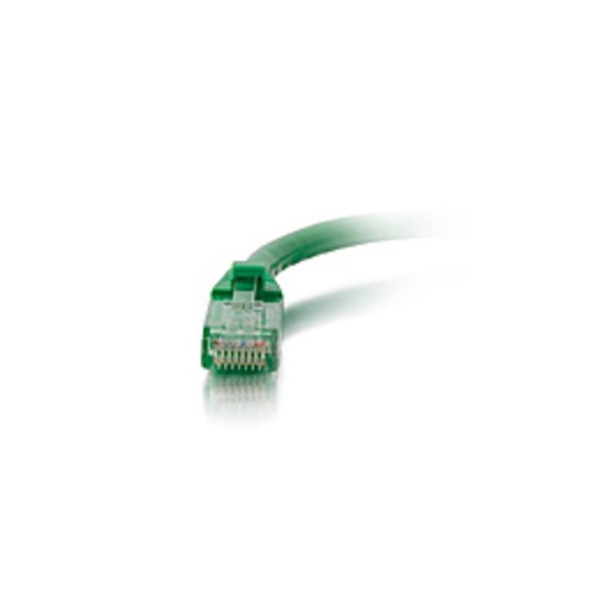 Front. C2G - 10ft Cat6a Unshielded Ethernet Cable Cat 6a Network Patch Cable - Green - Green.