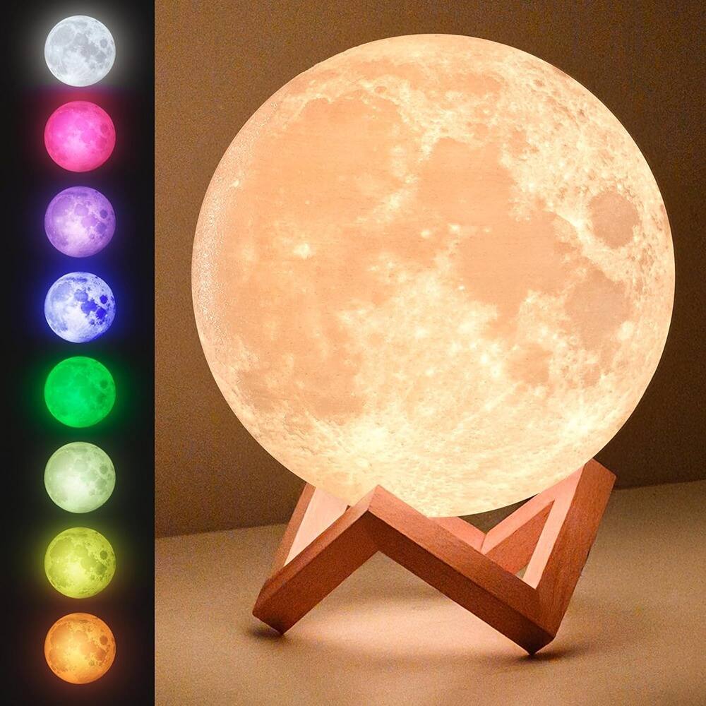 MOSZAR LLC - Mind‑Glowing 4.7″ 3D Moon Lamp