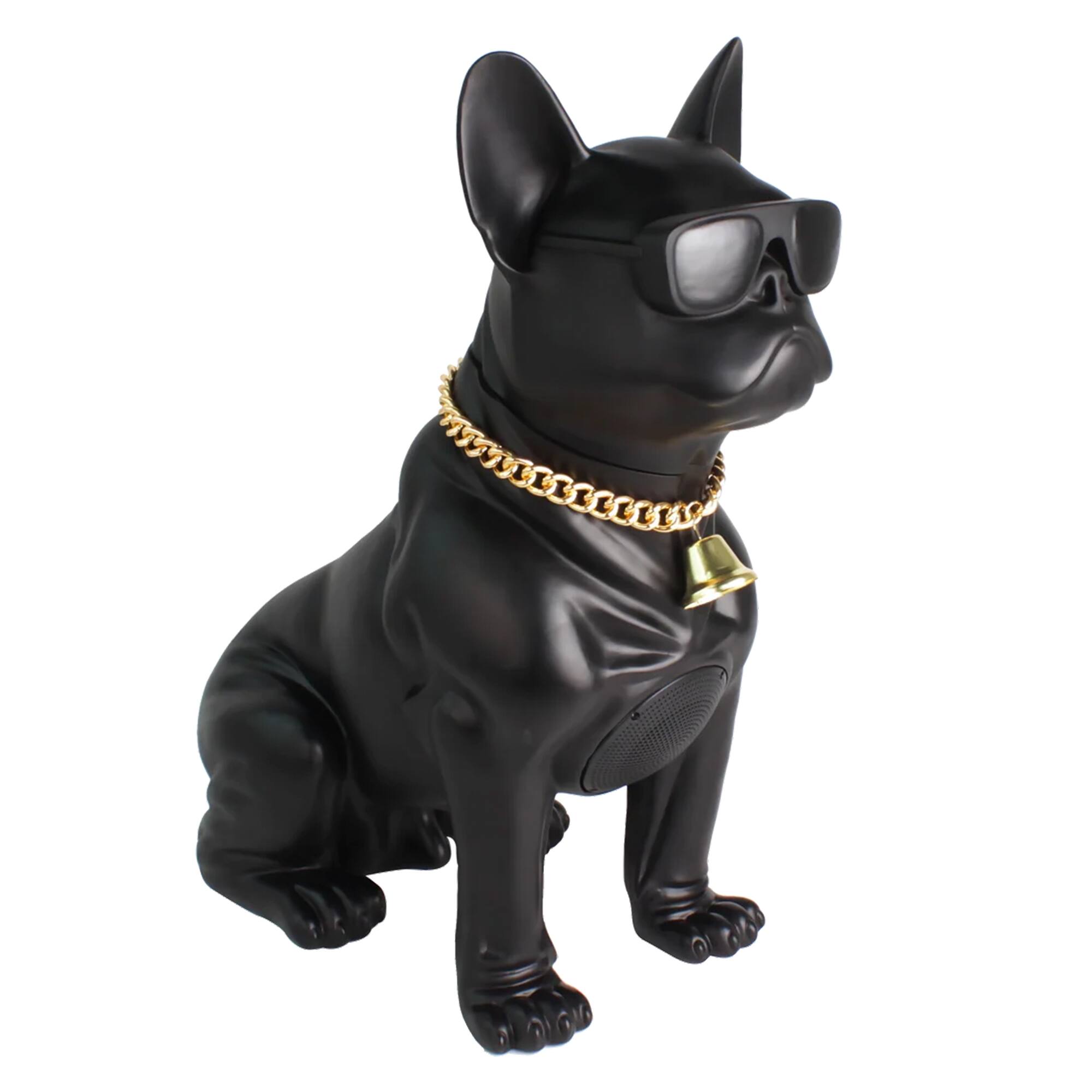 Alt View 6. Max Power - Max Power Bulldog Bluetooth Speaker, Large Wireless Novelty Party Stereo, Black - Black.