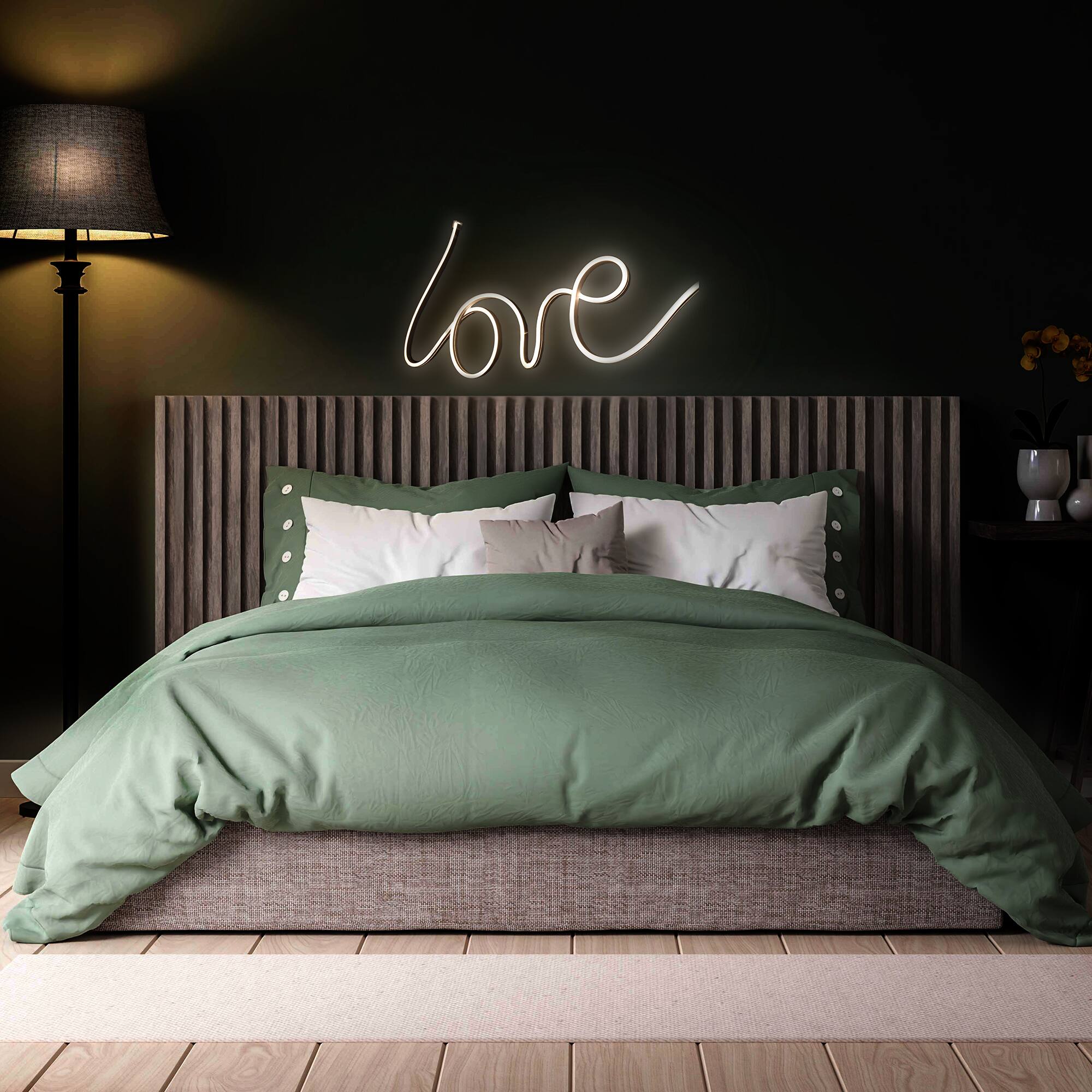 Left. Monster - Flexible Sound Reactive 6.5 ft. Color-Changing USB LED Light Strip, USB Powered - Multicolor.