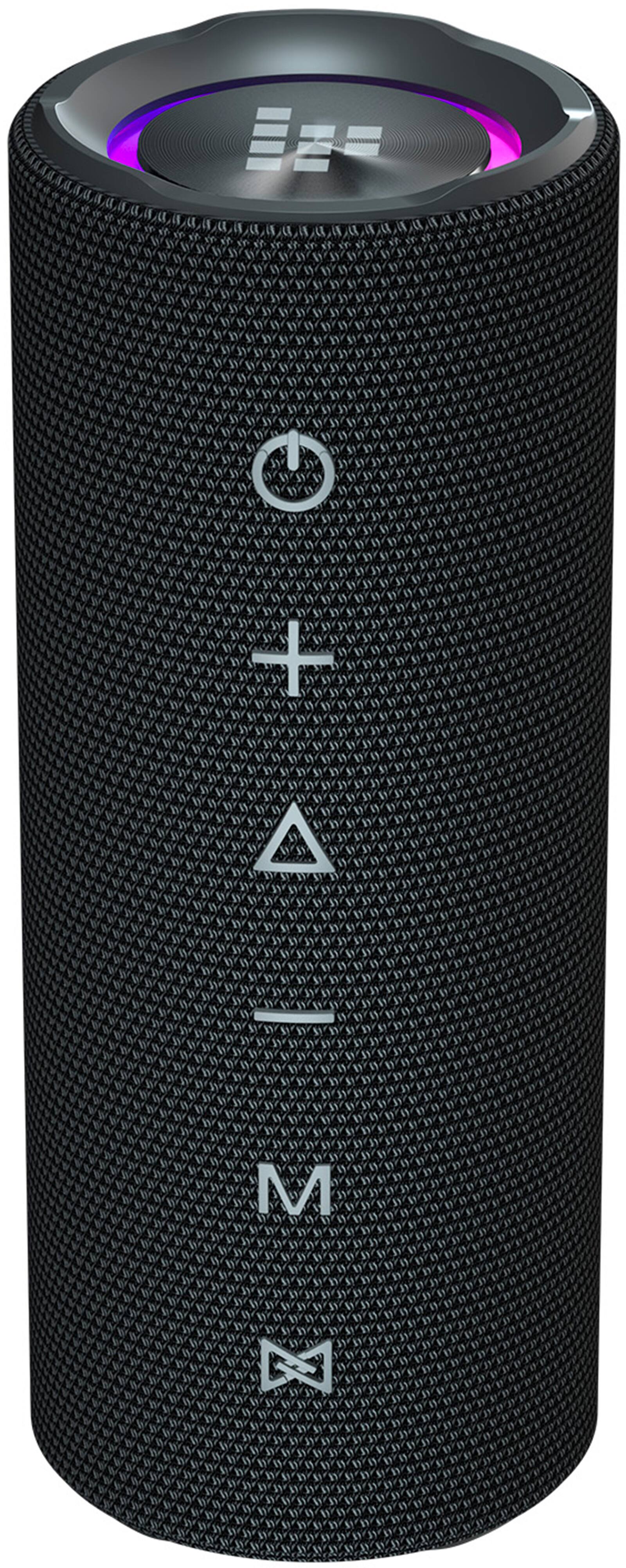 Angle. Tronsmart - Mirtune C2 Portable Bluetooth Speaker, 360° Surround Sound, 24W Deep Bass, IPX7 Waterproof, 24H Playtime with TF/AUX - Black.