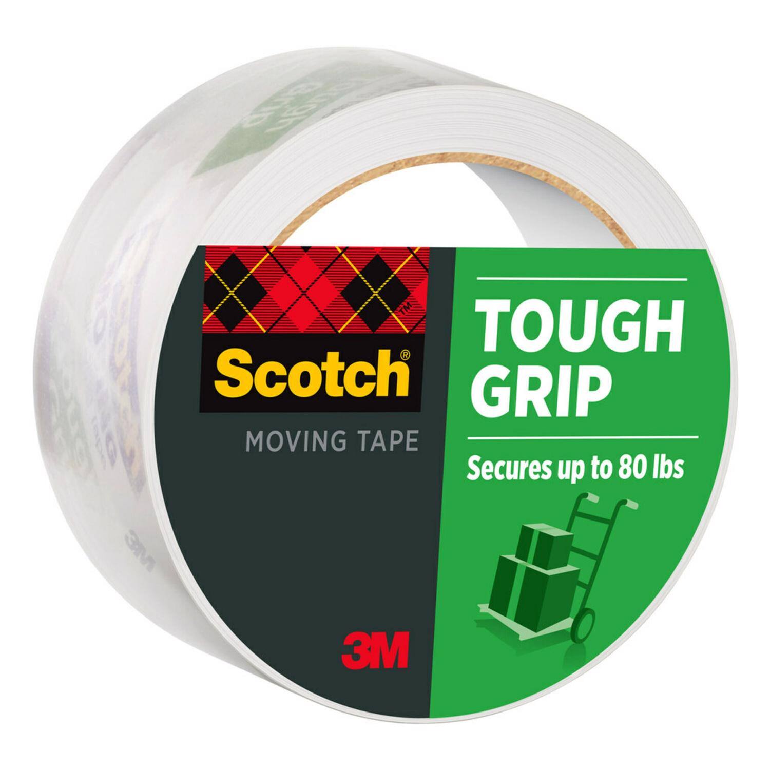 Scotch Tough Grip Moving Tape Secures up to 80 lbs 3M
