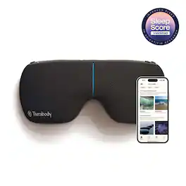 Therabody - SmartGoggles (2nd Generation) - Heated Eye & Temple Massage For Relaxation, Headache Relief & Sleep - Black