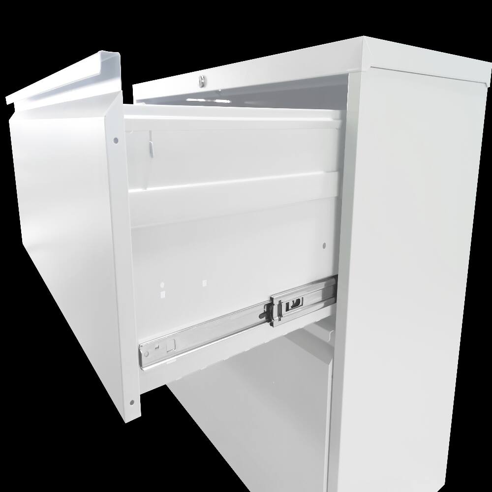 Alt View 6. Loheer - Loheer 5 Drawer Metal Vertical File Cabinet with Lock for A4 Legal Letter Size Home Office Steel Storage.