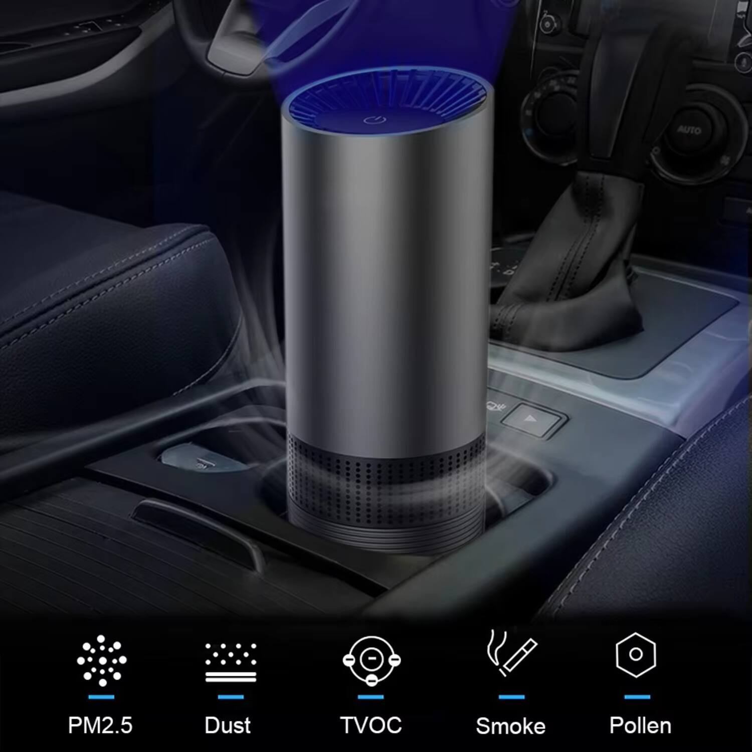 AUTO PM2.5 Dust TVOC Smoke Pollen