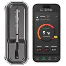 iO Sense
Probe 1 (Hot)
SIRLOIN (MEDIUM)
COOKING 5 m REMAINING
Internal 117°F
Target 145°F
Ambient 252°F
Home Cook Control Recipes More