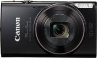 Canon - PowerShot ELPH 360 HS A Full HD Video 20.2-Megapixel Digital Camera - Black - Front_Zoom
