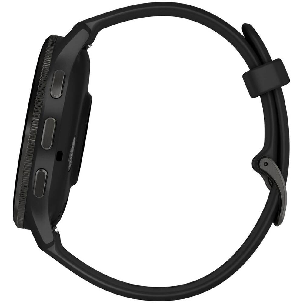 Alt View 7. Garmin - Venu 3 Fitness GPS Smartwatch 45mm + 2-Year Extended Warranty Protection Package - Slate Stainless Steel Bezel with Black Band.