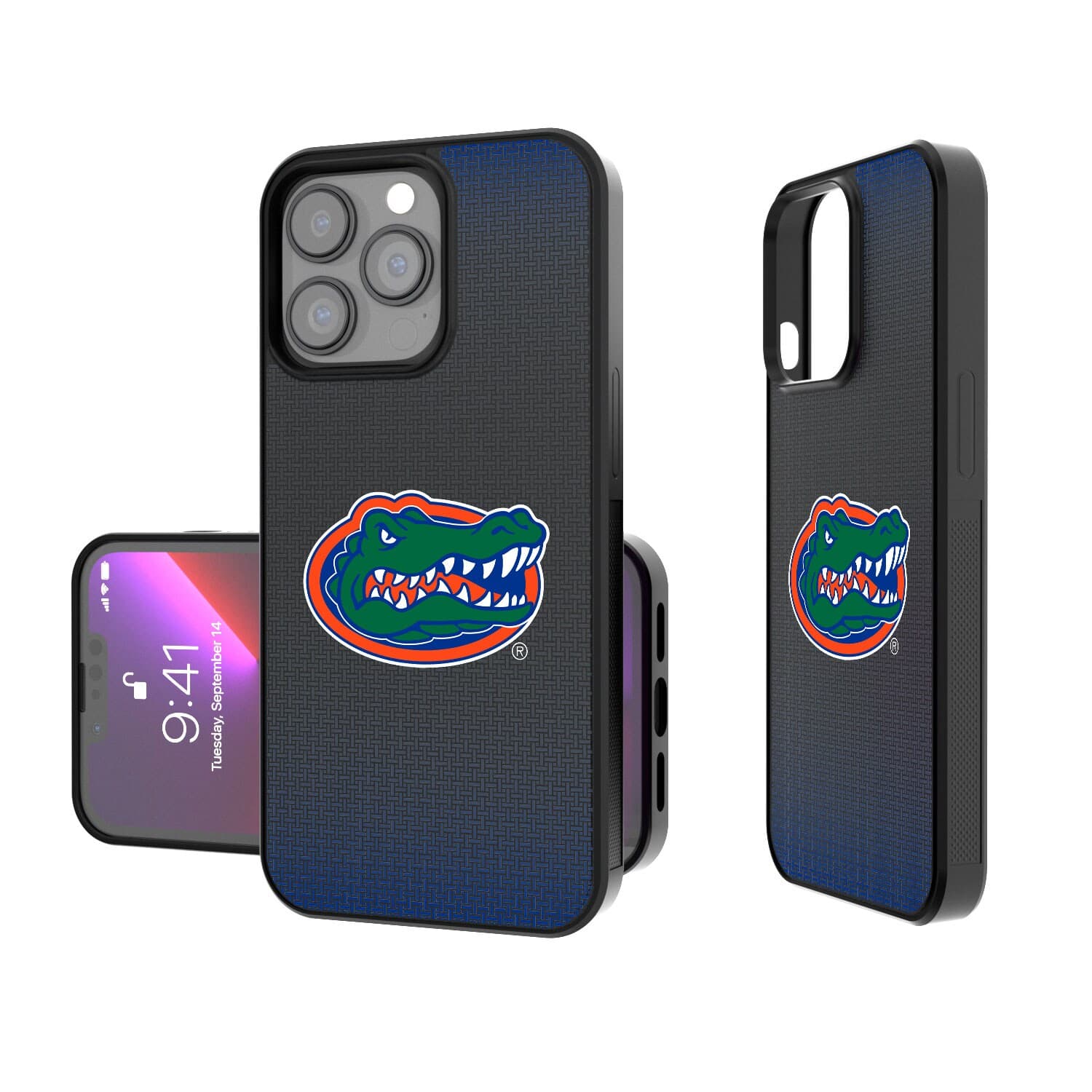 Keyscaper - NCAA - Florida Gators Linen Logo iPhone Bump Case - 15 - Black price history on PriceWatchPro