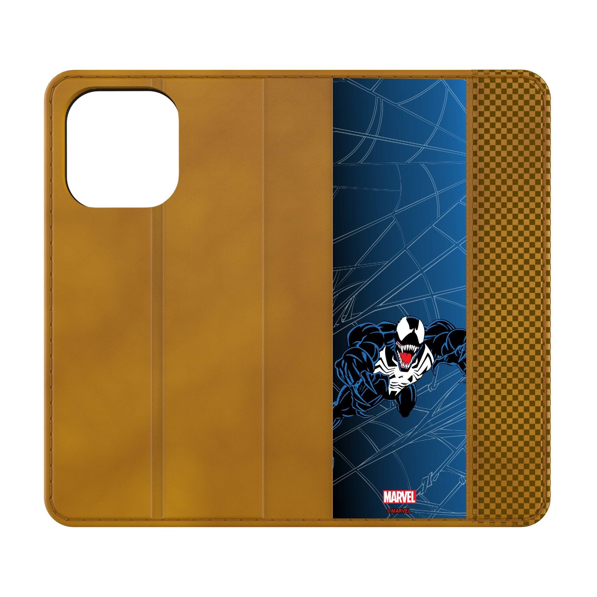 Keyscaper - Marvel MechLine Folio Phone Case - Apple iPhone 16e - Venom