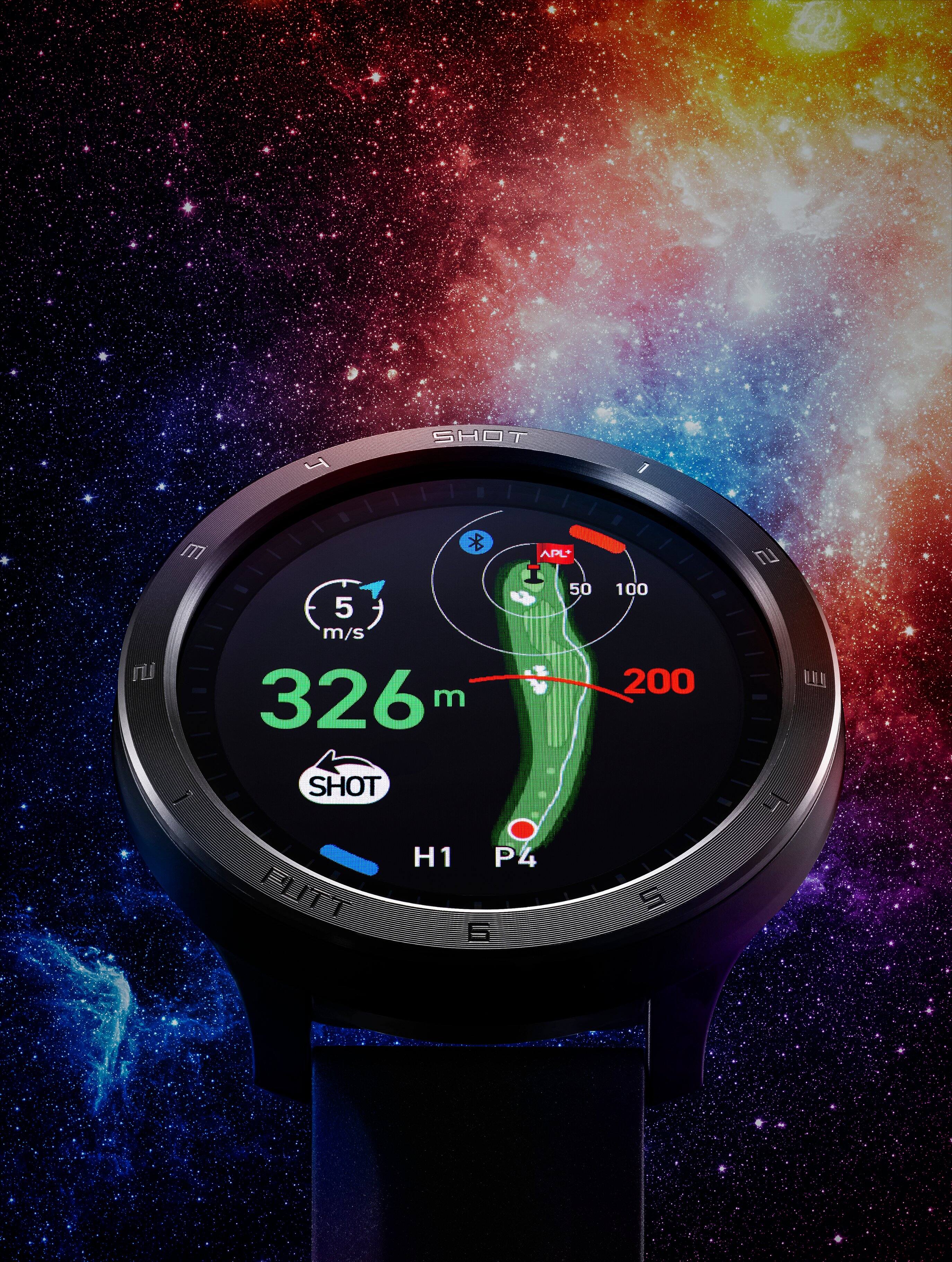 The text on the image reads: "326 m/s 326 m APL 50 100 200  L  SHOT FUITT H1 P4 5 5." The corrected text would be: "326 m/s 326 m APL 50 100 200 L SHOT FUITT H1 P4 5 5."