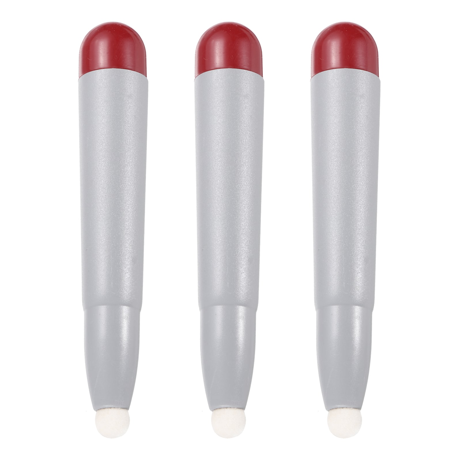 Unique Bargains - 3pcs Touch Infrared Screen Pen Whiteboard Optical Stylus Pens Non-Slip for Education Electronic Whiteboard Presentations - Red