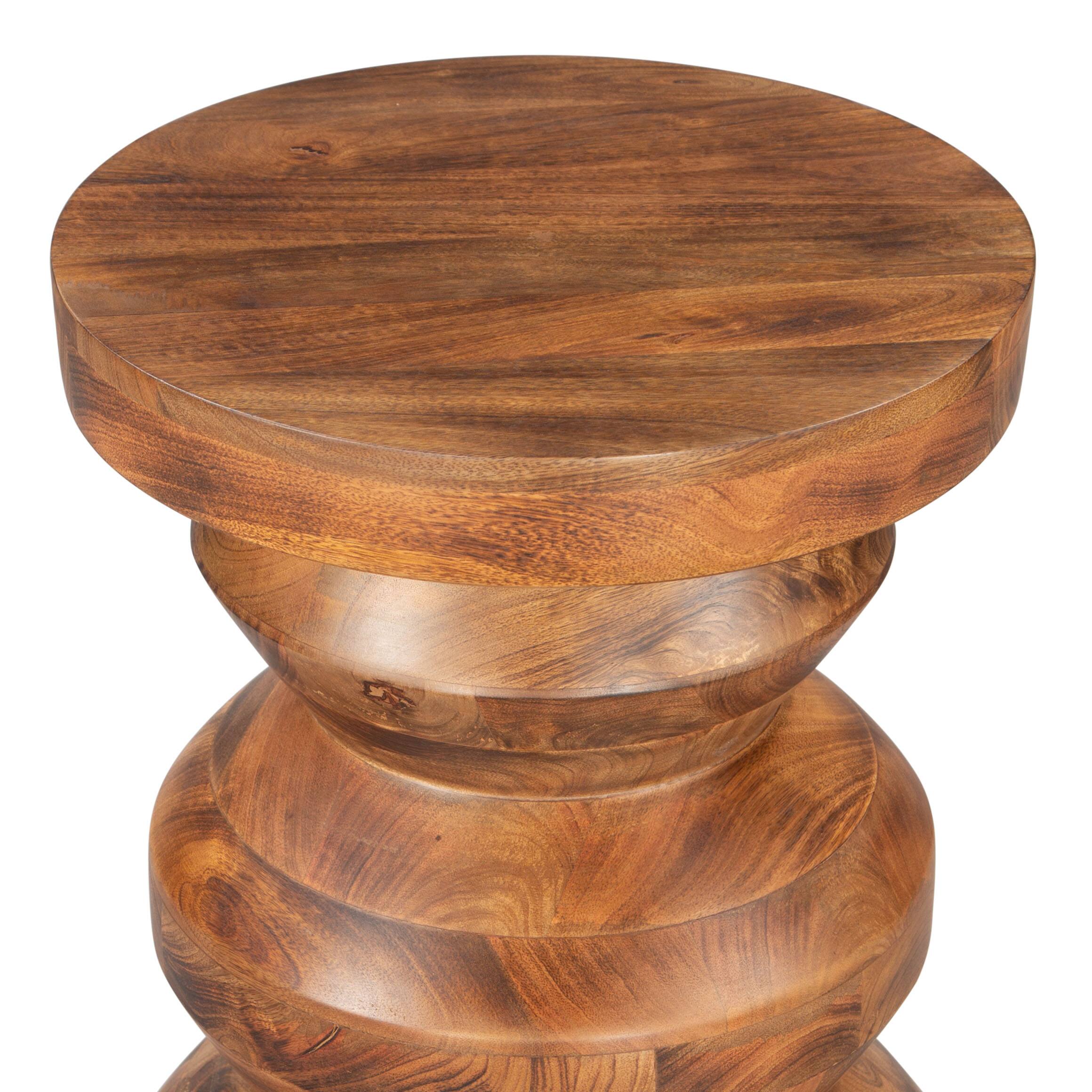 Alt View 2. Hivvago - Kerala Side Table Walnut - Walnut.