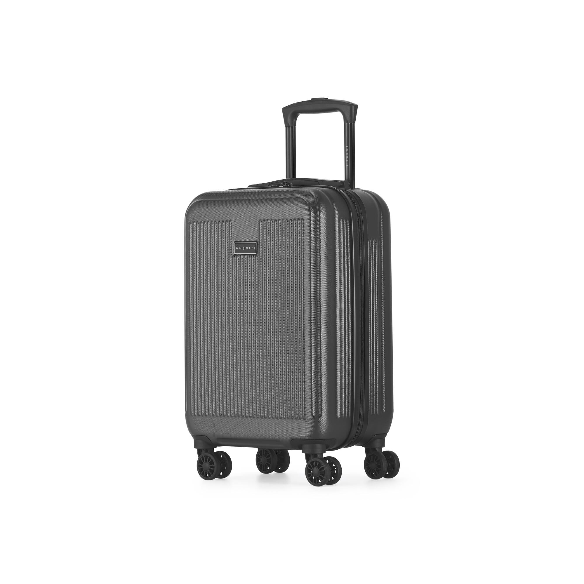 Angle. Bugatti - Bugatti Singapore 2 Piece Hardside Set Luggage - SOIL.