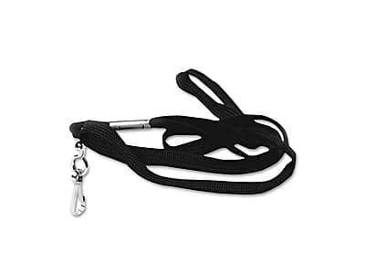 Advantus - Deluxe Lanyards, 24/Box - Black