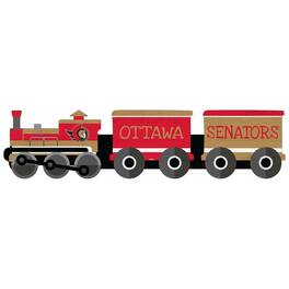 Fan Creations - Ottawa Senators 6'' x 24'' Train Cutout Sign - Multicolor