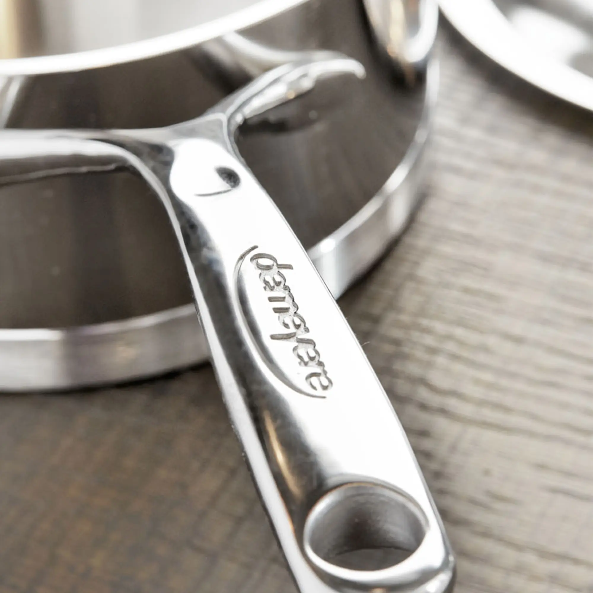 Alt View 3. Demeyere - Demeyere Atlantis 2.3-qt Stainless Steel Saucepan - Stainless Steel.