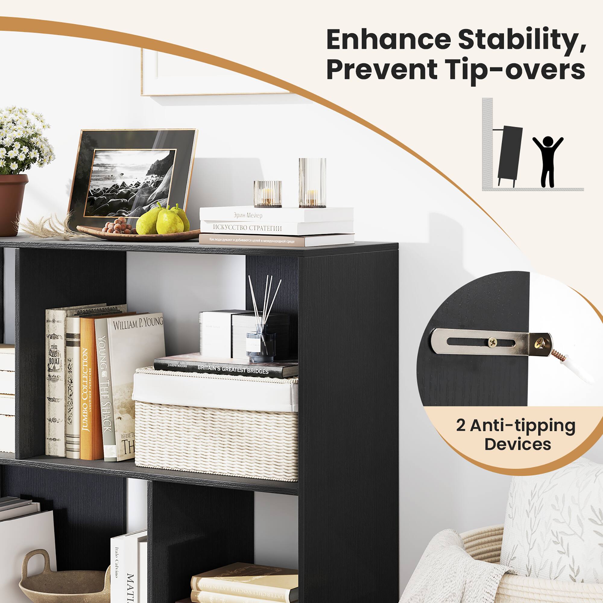 Enhance Stability, Prevent Tip-overs, 2 Anti-tipping Devices, William P. Young, Young, The Shack, Brian's Greatest Bridges, MATI