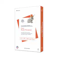 Sylvamo, HAMMERMILL, Fore Multi-Purpose, Perfect blend of quality and versatility, Le mariage partait de qualité et de polyvalence, Meacla perfecta de calidad y versatilidad, 20, 96, 500, 11x 17", 75, 279 x 432, HAMMERMILL Multi-Purpose, Fore, 99.99 JAM-FREE, FSC