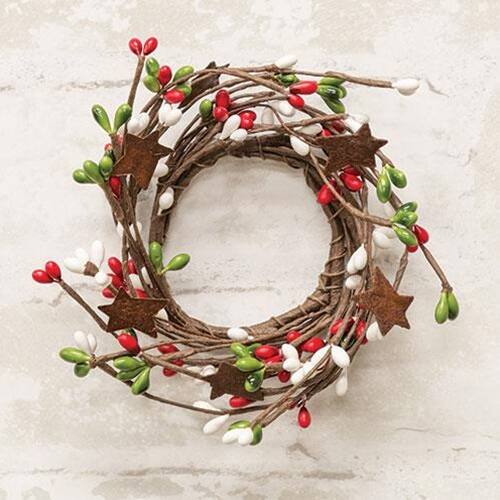 Angle. BreeBe - Pip Berry Ring With Stars Holiday Combo 2" - Multicolor.