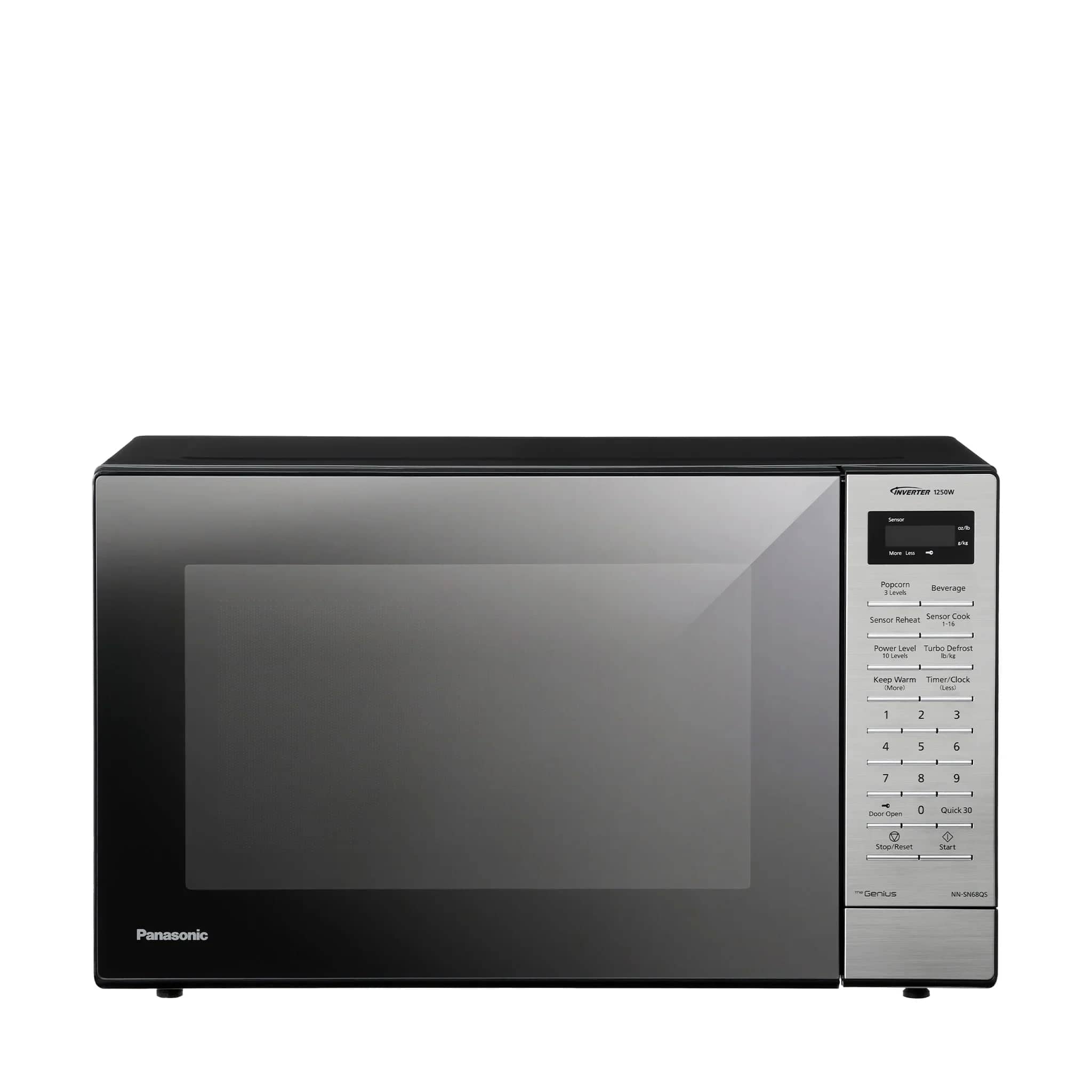 Panasonic - 1.2 Cu. Ft. Inverter Microwave 1250W - NN-SN68QS - Black
