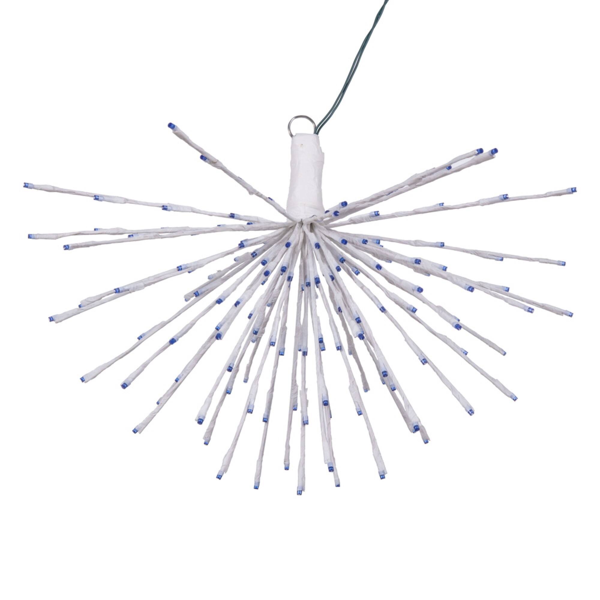 X21W162 24 x 20 in. 160 Starburst LED Wide Angle Light, White & Blue
