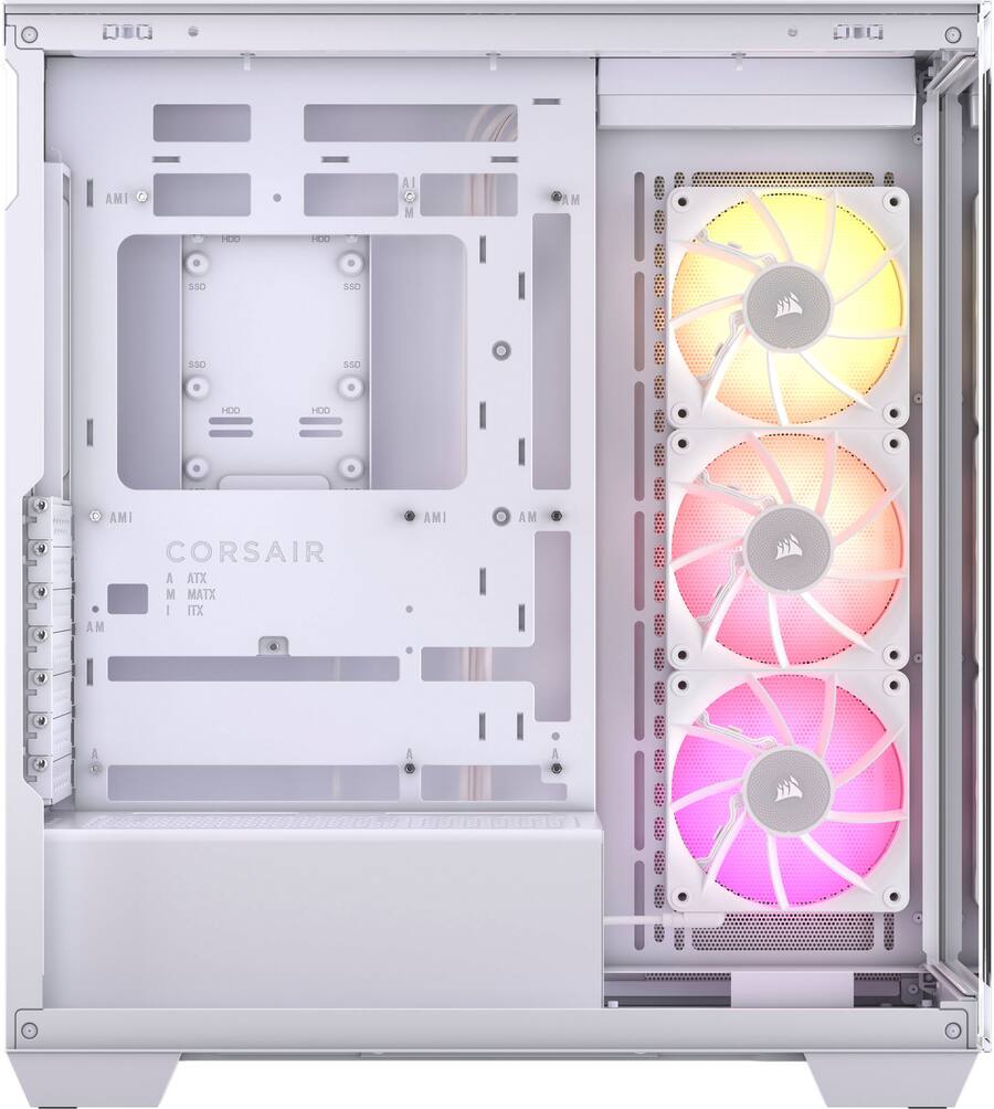 CORSAIR iCUE LINK 3500X RGB ATX Mid Tower PC Case White CC-9011281 CORSAIR iCUE LINK 3500X RGB ATX Mid Tower PC Case White CC-9011281