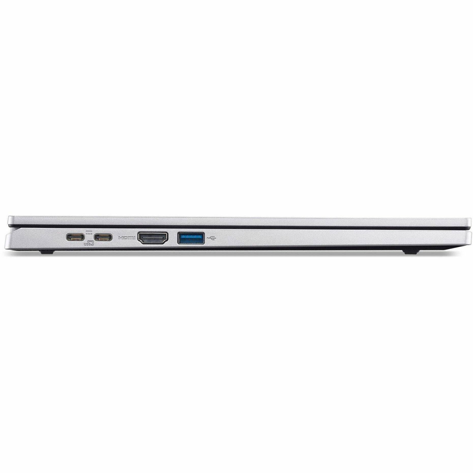 Alt View 5. Acer - Acer Aspire Go 15 AG15-71P AG15-71P-59PZ 15.6" Notebook - Full HD - 60 Hz - Intel Core i5 13th Gen i5-13420H - 16 GB - Silver.