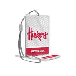 Keyscaper - Nebraska Huskers End Zone Pocket Bluetooth Speaker - Multicolor