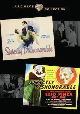 Strictly Dishonorable Double Feature - DVD