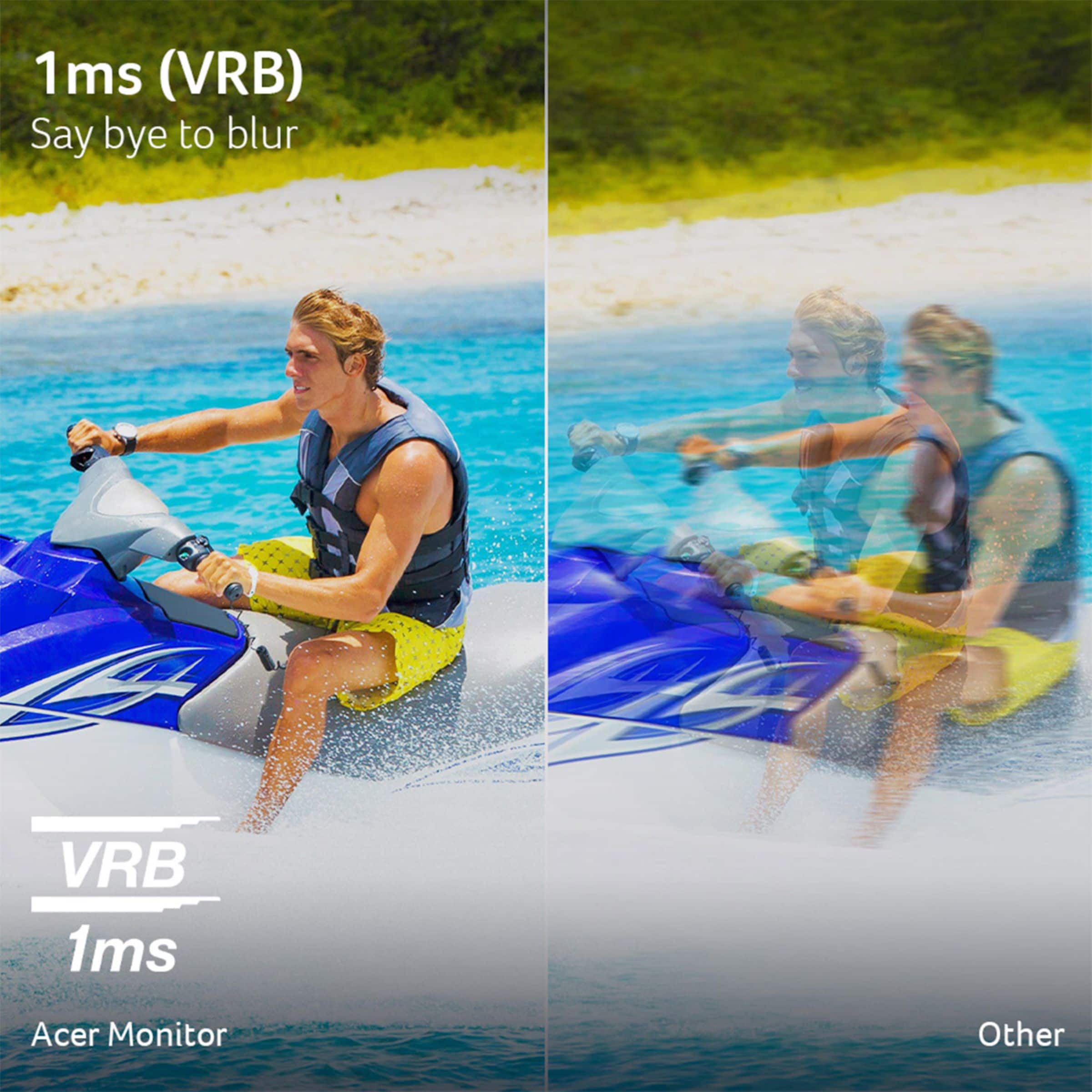 1 ms (VRB) Say bye to blur VRB 1 ms Acer Monitor Other