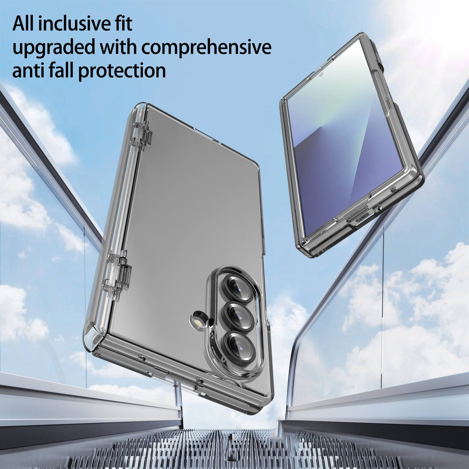 All inclusive fit upgraded with comprehensive anti fall protection