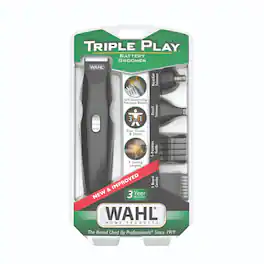 Wahl - Triple Play Battery Trimmer Kit - Multi Purpose Grooming Set - 5537-6701-MI