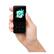 Left. GreenTouch - GREENTOUCH SIX 64GB KOSHER MP3, BLACK.
