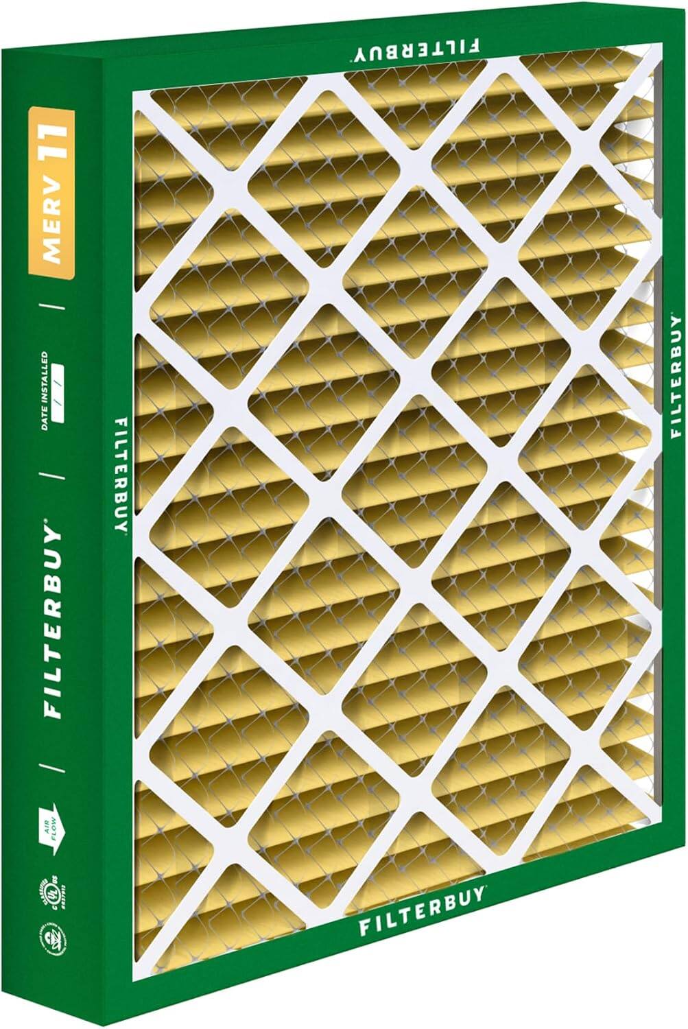 FILTERBUY 11 MERV  
INSTALLED DATE  
FILTERBUY  
AIR FLOW  
FILTERBUY