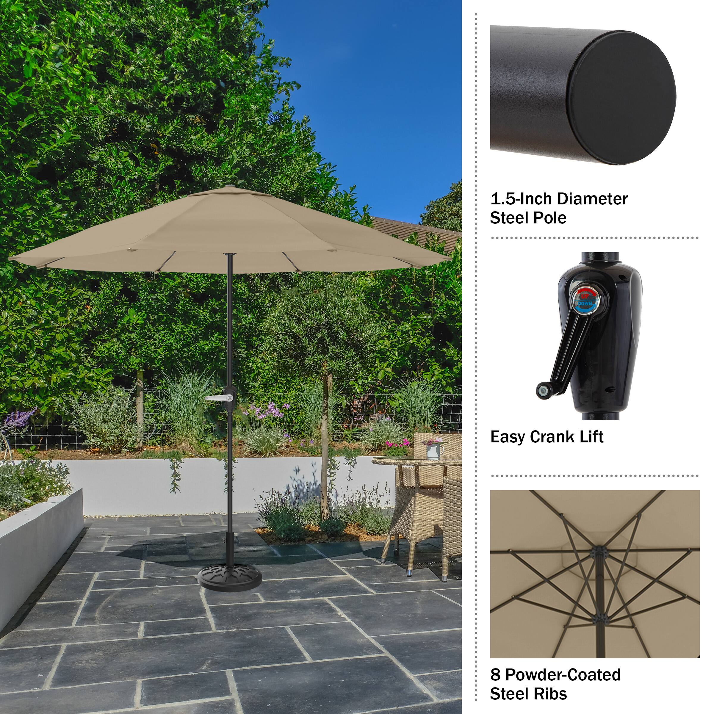 Best Buy Pure Garden 9Ft Outdoor Patio Umbrella Sand 50LG1040