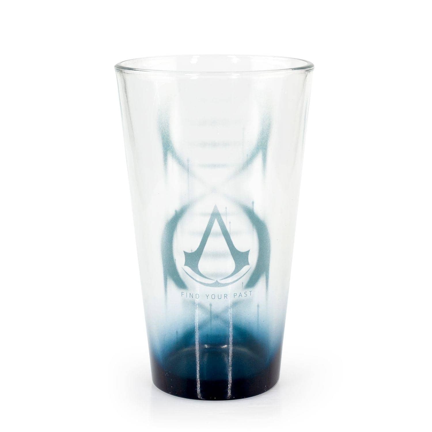 Surreal Entertainment - Assassin's Creed Pint Glass| Find Your Past Text| 16 oz - Multicolor