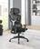 Alt View 14. OSP Home Furnishings - Mesh Back with Headrest and Adjustable Arms on Nylon Base - Black.
